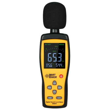 Digital Sound Pressure Tester 30~130dB Level Meter Decibel Noise Data Record